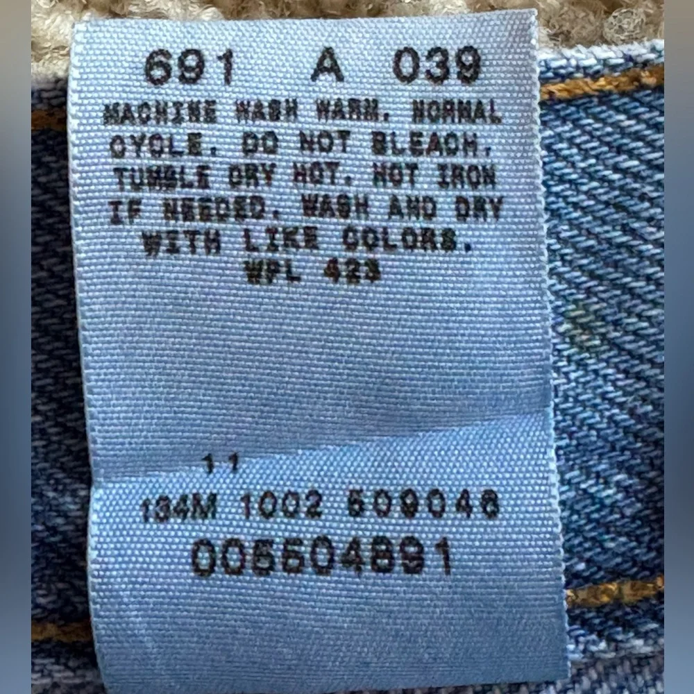 Levi’s 550 Relaxed Fit Jeans Men’s 33x34 Blue Denim Straight‎ Leg Made USA